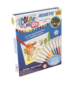 Aquatic Travel Coloring Book