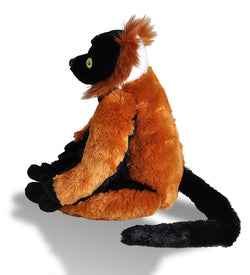 Red Ruffed Lemur Stuffed Animal - 12"