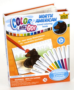 North American Travel Coloring Book