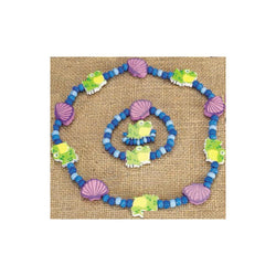 Wooden Necklace, Ring & Bracelet Set Frog (Pack of 6)