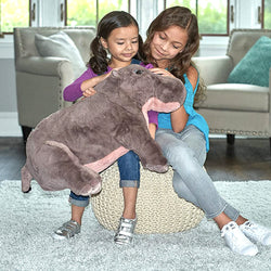 Hippo Stuffed Animal - 30"