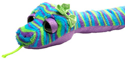 Colorful Stripe Snake Stuffed Animal - 54" Class