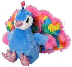 Colorful Peacock Stuffed Animal - 12"