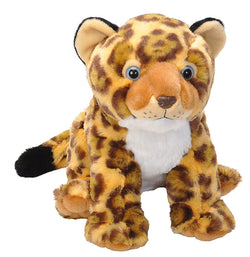 Jaguar Cub Stuffed Animal - 12"