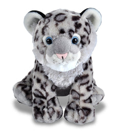 Snow Leopard Cub Stuffed Animal  - 12"