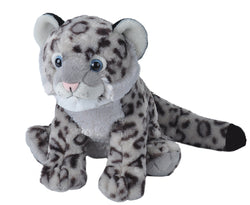 Snow Leopard Cub Stuffed Animal  - 12"