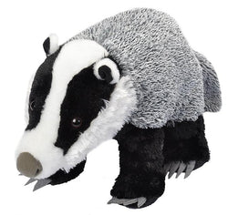 European Badger Stuffed Animal - 12"