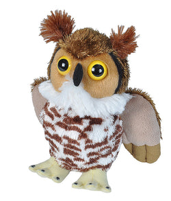 Great Horned Owl Stuffed Animal - 7"