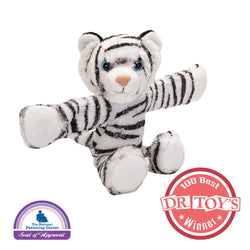 Huggers White Tiger Stuffed Animal - 8"