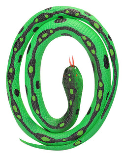 Green Garter Rubber Snake - 46"