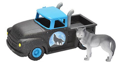 Adventure Series Hot Rod Truck and Wolf