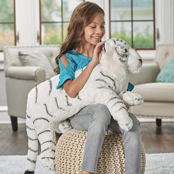 White Tiger Stuffed Animal - 30"