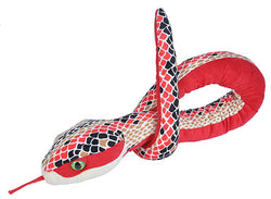 Red Scales Snake Stuffed Animal - 54"