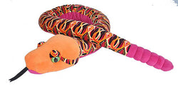 Tribal Orange Snake Stuffed Animal - 54"