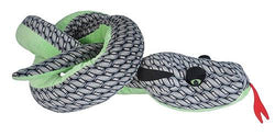 Knotted Grey Snake Stuffed Animal - 110"