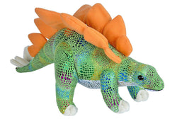 Glitter Stegosaurus Dinosaur Stuffed Animal - 18"