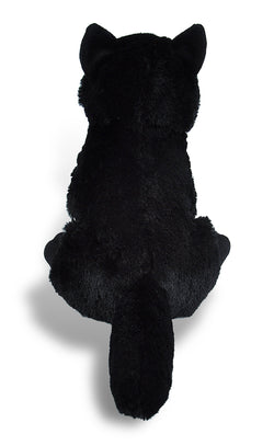 Black Wolf Stuffed Animal - 12"