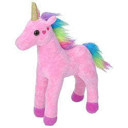 Pink Hearts Unicorn Stuffed Animal - 8"