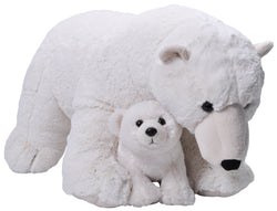 Polar Bear -  Jumbo Mom & Baby 30"