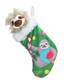 Sloth Holiday Stocking