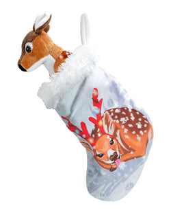 Fawn Holiday Stocking