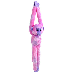 Light-Up Purple and Pink Hanging Monkey