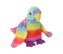 Macaw Rainbow Stuffed Animal- 5"