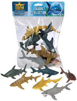 Polybag of Shark Figurines