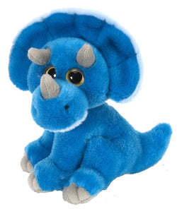 Triceratops with Large Eyes Stuffed Animal - 7"