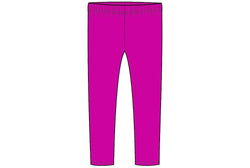 Girls Leggings - Pink (Organic Cotton)