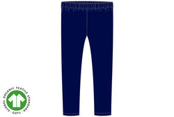Girls Leggings - Navy (Organic Cotton)