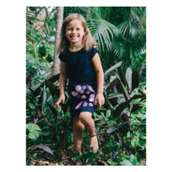 Butterfly Dress - Navy (Organic Cotton)